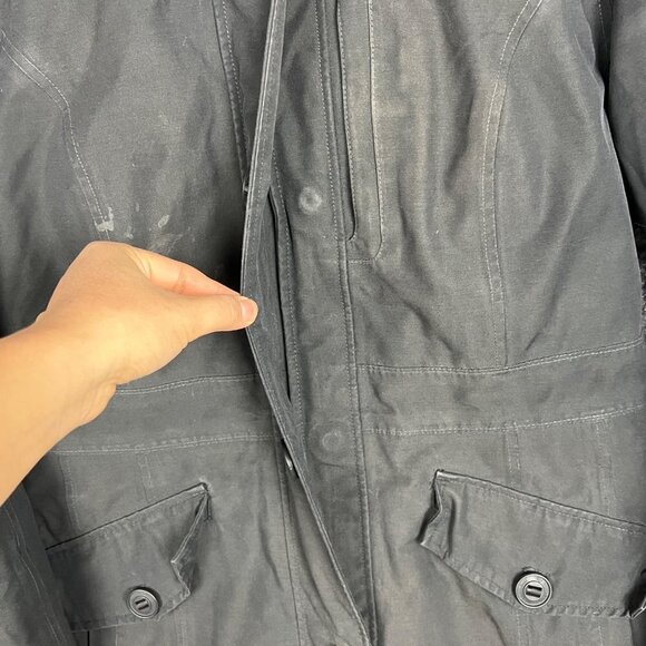 THE NORTH FACE HYVENT ARCTIC PARKA DOWN FUR HOOD LONG BLACK COAT JACKET WOMEN - Picture 6 of 11